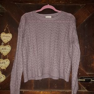 🙂3/15 Beceel women's lavender sweater size Large ☃️
